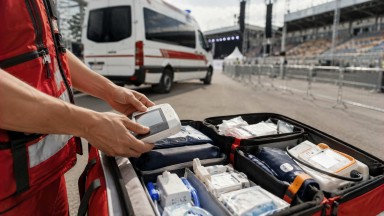 Дежурство скорой на мероприятиях в Крымске