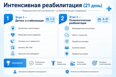 Реабилитация за 21 день в Крымске